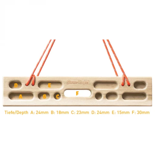 Gimme Kraft Hangboard Medium - Trainingsboard -Kletterausrüstung cafe kraft gimme kraft hangboard medium trainingsboard detail 2