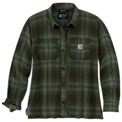 Carhartt Women's Midweight Flannel L/S Plaid Shirt - Hemd -Kletterausrüstung carhartt womens midweight flannel l s plaid shirt hemd 2