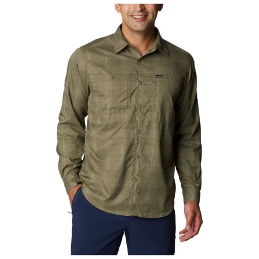 Columbia Silver Ridge Utility Lite Plaid L/S - Hemd -Kletterausrüstung columbia silver ridge utility lite plaid l s hemd 1