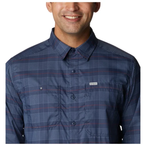 Columbia Silver Ridge Utility Lite Plaid L/S - Hemd -Kletterausrüstung columbia silver ridge utility lite plaid l s hemd detail 5