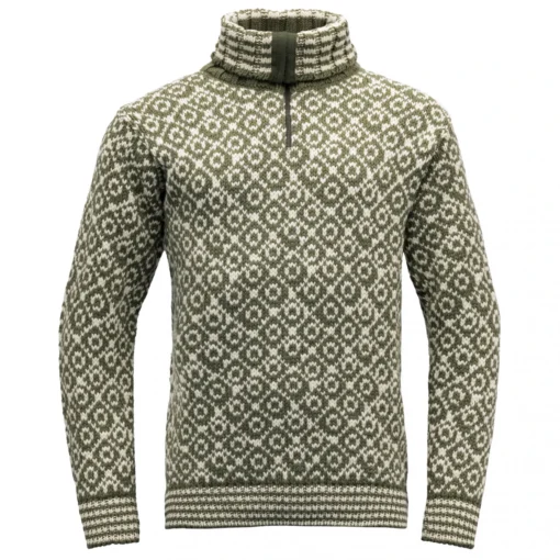 Devold Svalbard Sweater Zip-Neck - Wollpullover -Kletterausrüstung devold svalbard sweater zip neck wollpullover