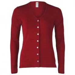 Engel Damen Cardigan Feinripp - Wolljacke -Kletterausrüstung engel damen cardigan feinripp wolljacke 2