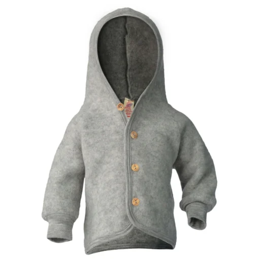 Engel Kinder Kapuzenjacke Mit Holzknöpfen - Wolljacke -Kletterausrüstung engel kinder kapuzenjacke mit holzknoepfen wolljacke 1