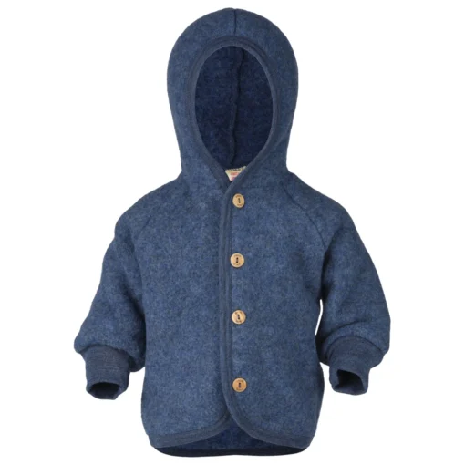 Engel Kinder Kapuzenjacke Mit Holzknöpfen - Wolljacke -Kletterausrüstung engel kinder kapuzenjacke mit holzknoepfen wolljacke 6