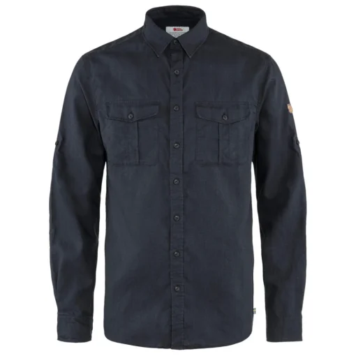 FJÄLLRÄVEN Övik Travel Shirt L/S - Hemd -Kletterausrüstung fjaellraeven oevik travel shirt l s hemd 3