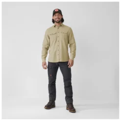 FJÄLLRÄVEN Övik Travel Shirt L/S - Hemd -Kletterausrüstung fjaellraeven oevik travel shirt l s hemd detail 3