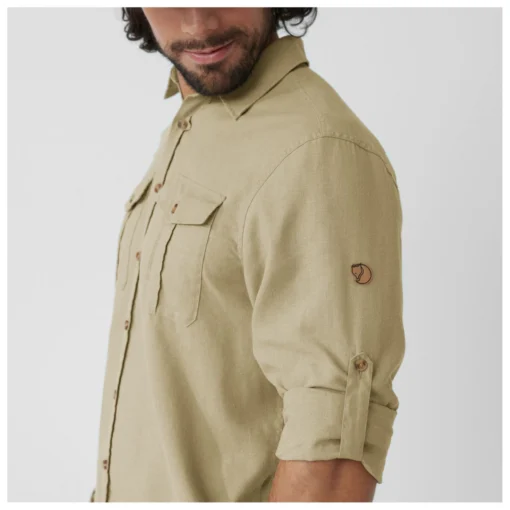 FJÄLLRÄVEN Övik Travel Shirt L/S - Hemd -Kletterausrüstung fjaellraeven oevik travel shirt l s hemd detail 7