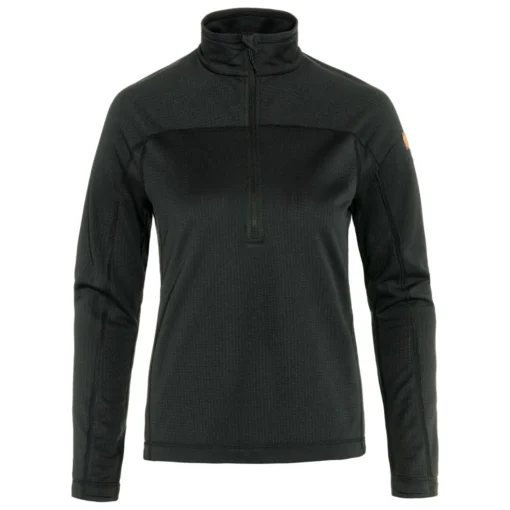 FJÄLLRÄVEN Women's Abisko Lite Fleece Half Zip - Fleecepullover -Kletterausrüstung fjaellraeven womens abisko lite fleece half zip fleecepullover 1