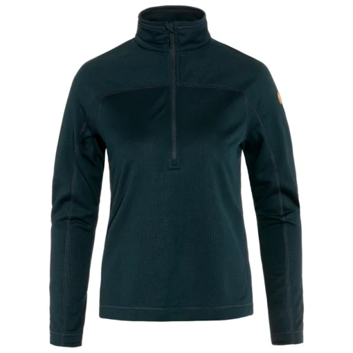 FJÄLLRÄVEN Women's Abisko Lite Fleece Half Zip - Fleecepullover -Kletterausrüstung fjaellraeven womens abisko lite fleece half zip fleecepullover