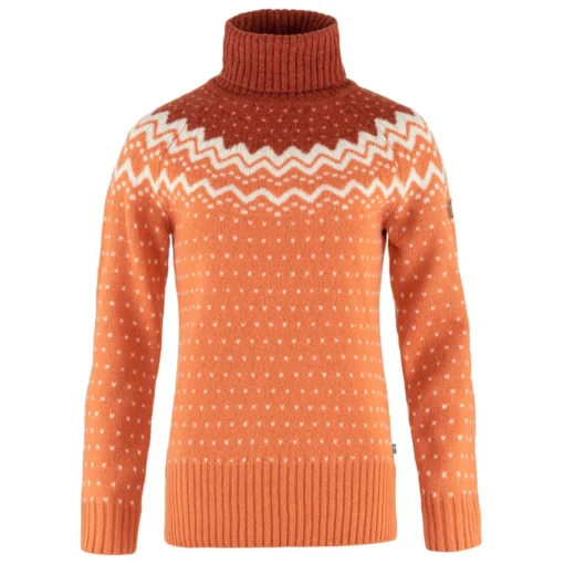 FJÄLLRÄVEN Women's Övik Knit Roller Neck - Wollpullover -Kletterausrüstung fjaellraeven womens oevik knit roller neck wollpullover