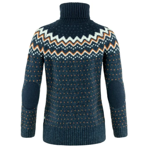 FJÄLLRÄVEN Women's Övik Knit Roller Neck - Wollpullover -Kletterausrüstung fjaellraeven womens oevik knit roller neck wollpullover detail 2