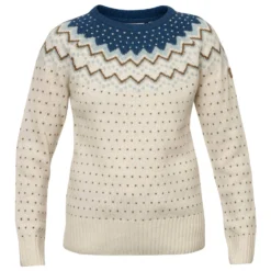 FJÄLLRÄVEN Women's Övik Knit Sweater - Wollpullover -Kletterausrüstung fjaellraeven womens oevik knit sweater wollpullover bf 2