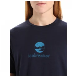 Icebreaker Tech Lite II S/S Tee IB Essential Logo - Merinoshirt -Kletterausrüstung icebreaker tech lite ii s s tee ib essential logo merinoshirt detail 5