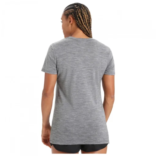 Icebreaker Women's Merino S/S Low Crewe - Merinoshirt -Kletterausrüstung icebreaker womens merino s s low crewe merinoshirt detail 2