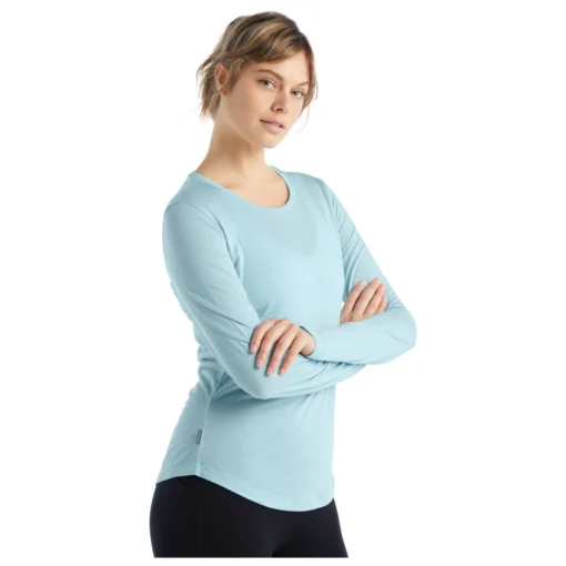 Icebreaker Women's Sphere II L/S Tee - Merinoshirt -Kletterausrüstung icebreaker womens sphere ii l s tee merinoshirt detail 6