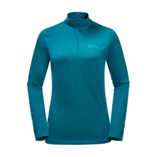 Jack Wolfskin Women's Sky Thermal Halfzip - Fleecepullover -Kletterausrüstung jack wolfskin womens sky thermal halfzip fleecepullover 1