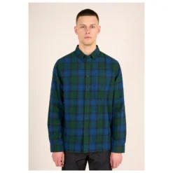 KnowledgeCotton Apparel Light Flannel Checked Custom Fit Shirt - Hemd -Kletterausrüstung knowledgecotton apparel light flannel checked custom fit shirt hemd detail 3