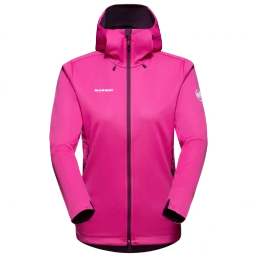 Mammut Women's Ultimate VII SO Hooded Jacket - Softshelljacke -Kletterausrüstung mammut womens ultimate vii so hooded jacket softshelljacke