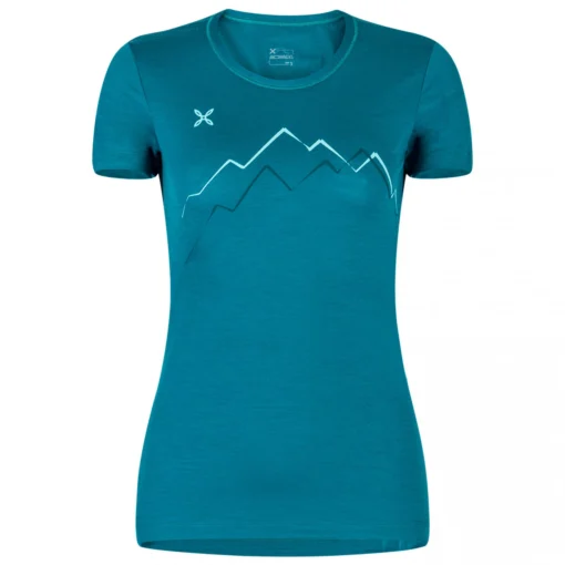 MONTURA Women's Merino Skyline T-Shirt - Merinoshirt -Kletterausrüstung montura womens merino skyline t shirt merinoshirt 1