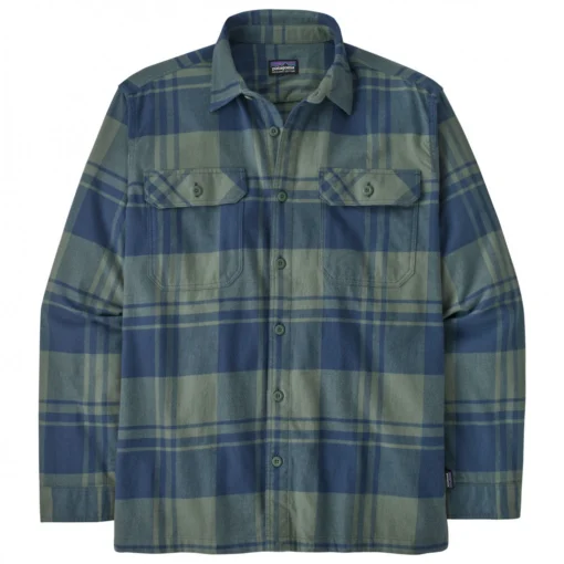 Patagonia L/S Organic Cotton Midweight Fjord Flannel Shirt - Hemd -Kletterausrüstung patagonia l s organic cotton midweight fjord flannel shirt hemd