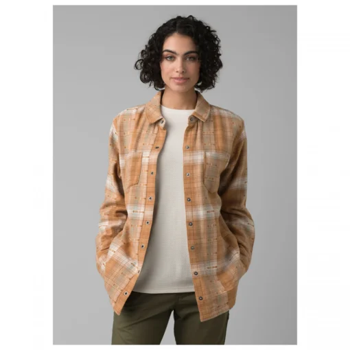 Prana Women's Emerick Lined Flannel - Freizeitjacke -Kletterausrüstung prana womens emerick lined flannel freizeitjacke detail 2