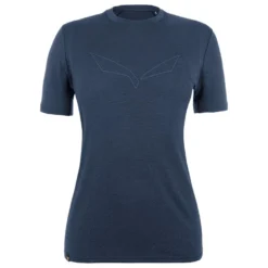 SALEWA Women's Pure Logo AMR Graphic S/S Tee - Merinoshirt -Kletterausrüstung salewa womens pure logo amr graphic s s tee merinoshirt 2