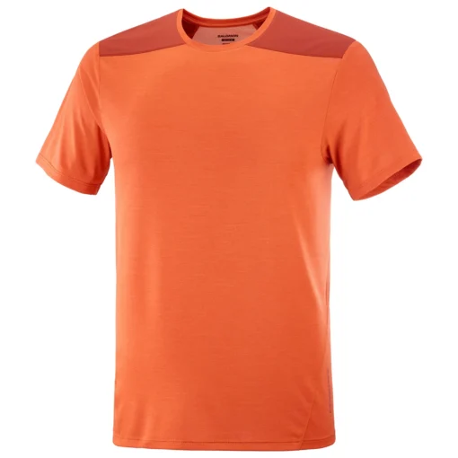 Salomon Outline S/S Tee - Funktionsshirt -Kletterausrüstung salomon outline s s tee funktionsshirt 1