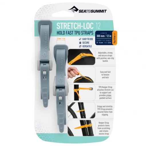 Sea To Summit Stretch-Loc 12 2-Pack - Spanngurt -Kletterausrüstung sea to summit stretch loc 12 2 pack spanngurt bf detail 2