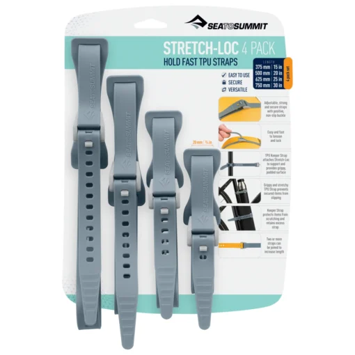 Sea To Summit Stretch-Loc Set 4-Pack - Spanngurt -Kletterausrüstung sea to summit stretch loc set 4 pack spanngurt detail 2