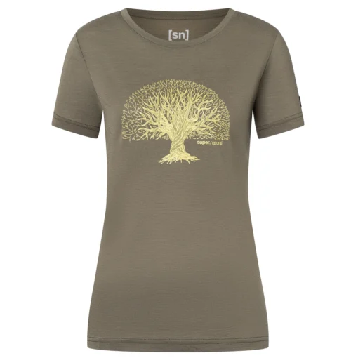 Super.natural Women's Tree Of Knowledge Tee - Merinoshirt -Kletterausrüstung supernatural womens tree of knowledge tee merinoshirt 1