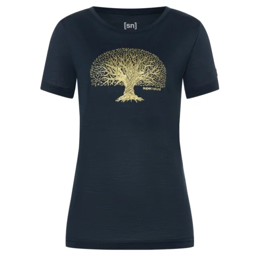 Super.natural Women's Tree Of Knowledge Tee - Merinoshirt -Kletterausrüstung supernatural womens tree of knowledge tee merinoshirt