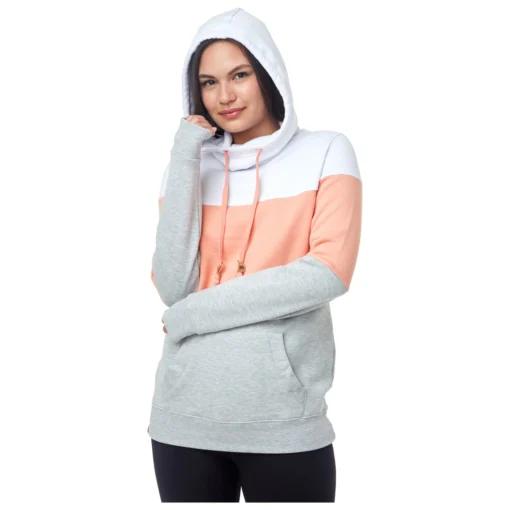 Tentree Women's Treefleece Blocked Banshee Hoodie -Kletterausrüstung tentree womens treefleece blocked banshee hoodie detail 3