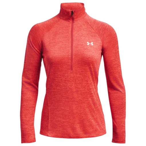 Under Armour Women's Tech 1/2 Zip Twist - Funktionsshirt -Kletterausrüstung under armour womens tech 1 2 zip twist funktionsshirt