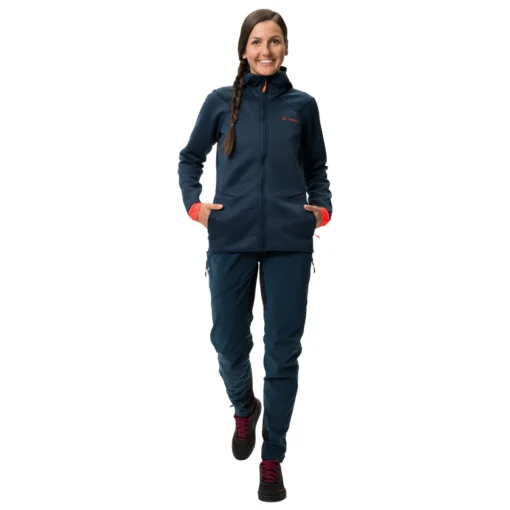 VAUDE Women's Minaki Hooded Jacket - Fahrradjacke -Kletterausrüstung vaude womens minaki hooded jacket fahrradjacke detail 7