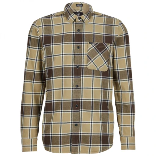 Volcom Caden Plaid Longsleeve - Hemd -Kletterausrüstung volcom caden plaid longsleeve hemd