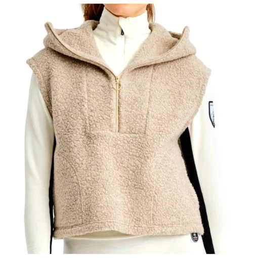 We Norwegians Women's Alta Shearling Vest - Merinoweste -Kletterausrüstung we norwegians womens alta shearling vest merinoweste