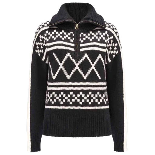 We Norwegians Women's Setesdal Zip Up Sweater - Wollpullover -Kletterausrüstung we norwegians womens setesdal zip up sweater wollpullover 1