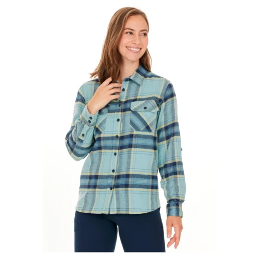 Whistler Women's Jamba Flannel Shirt - Hemd -Kletterausrüstung whistler womens jamba flannel shirt hemd detail 3