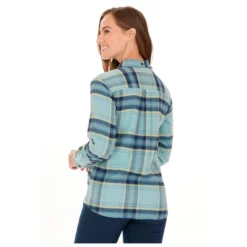 Whistler Women's Jamba Flannel Shirt - Hemd -Kletterausrüstung whistler womens jamba flannel shirt hemd detail 4